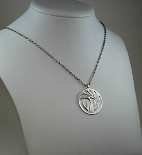 PMC Silber mit Stempel geformt