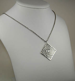 PMC Silber mit Stempel geformt