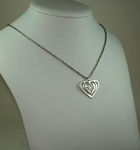 PMC Silber mit Stempel geformt