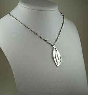 PMC Silber mit Stempel geformt